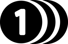 Coins With Number 1 Vinyl Cutting Svg File, Free Vectors File